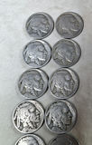 Ten Mixed US BUFFALO NICKELS - thumbnail 5 of 6