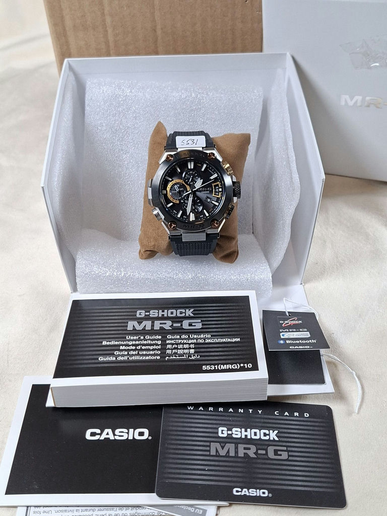 Casio G-Shock MR-G Wristwatch with Box and Manuals - image 3 of 9