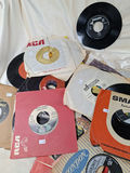 Collection of THIRTY Vintage 45 RPM Vinyl Records and Sleeves - thumbnail 3 of 6