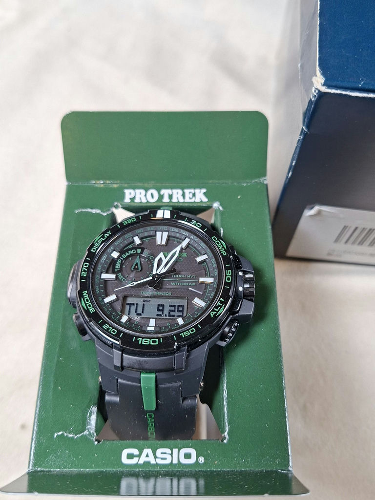 Casio Pro Trek Digital Analog Wristwatch, with Box and Manual - image 2 of 8