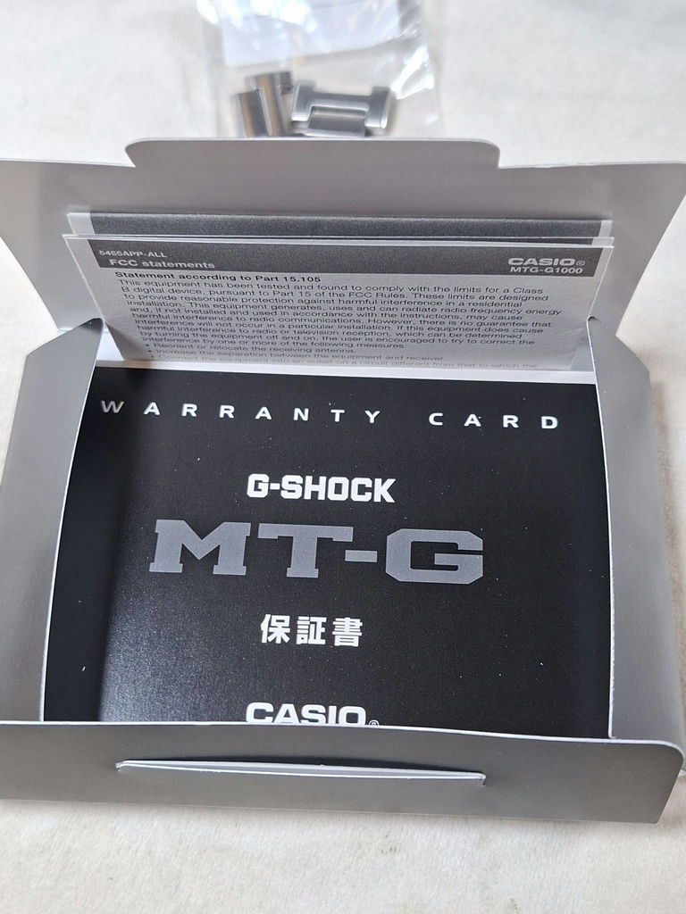 Casio G-Shock MT-G Wristwatch with Box and Extra Links - image 9 of 9