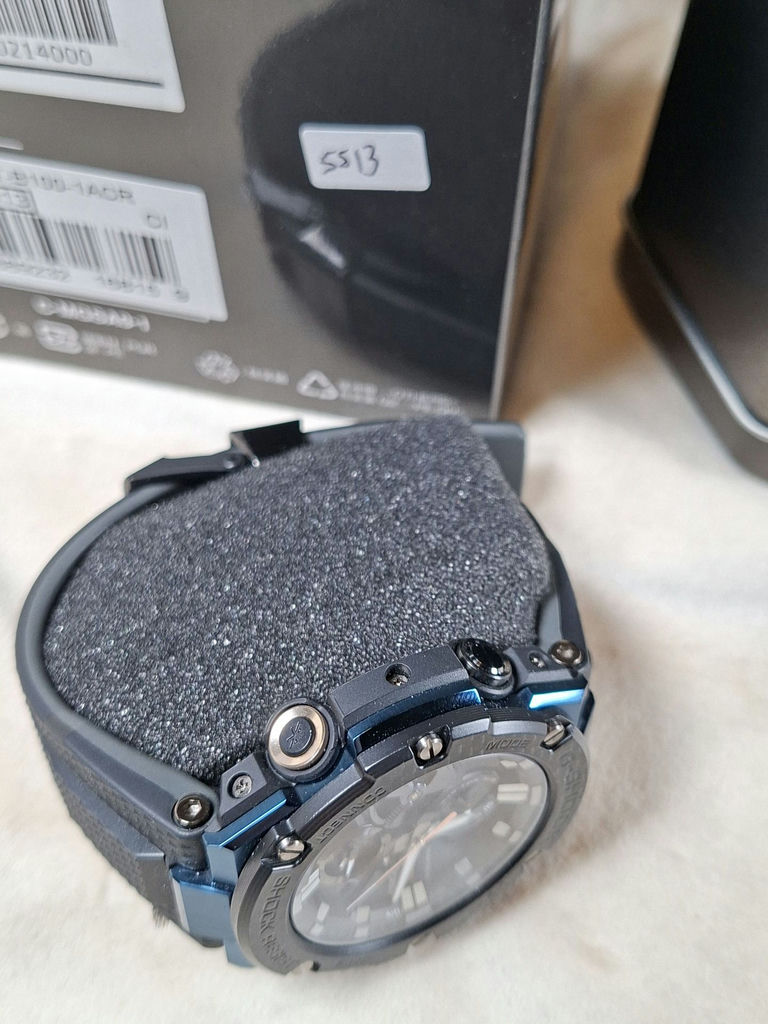 Casio G-Shock GST-B100-1ACR Wristwatch with Box and Manuals - image 5 of 10