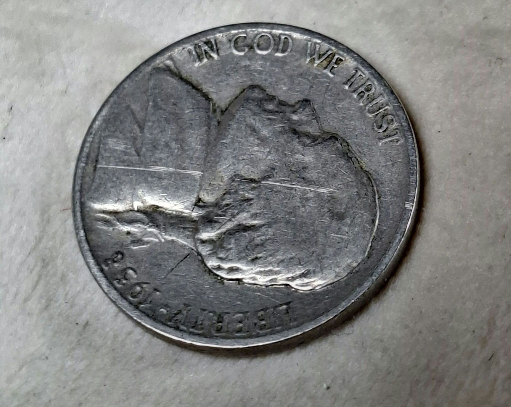 1938 US JEFFERSON NICKEL first Year Of Production - image 4 of 4