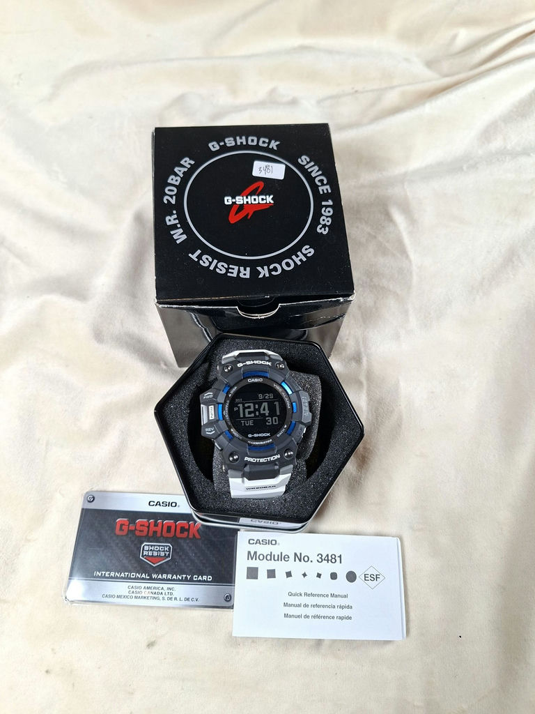 Casio G-Shock Digital Wristwatch, GBD-100-1A7CR, with Box and Manuals - image 1 of 9