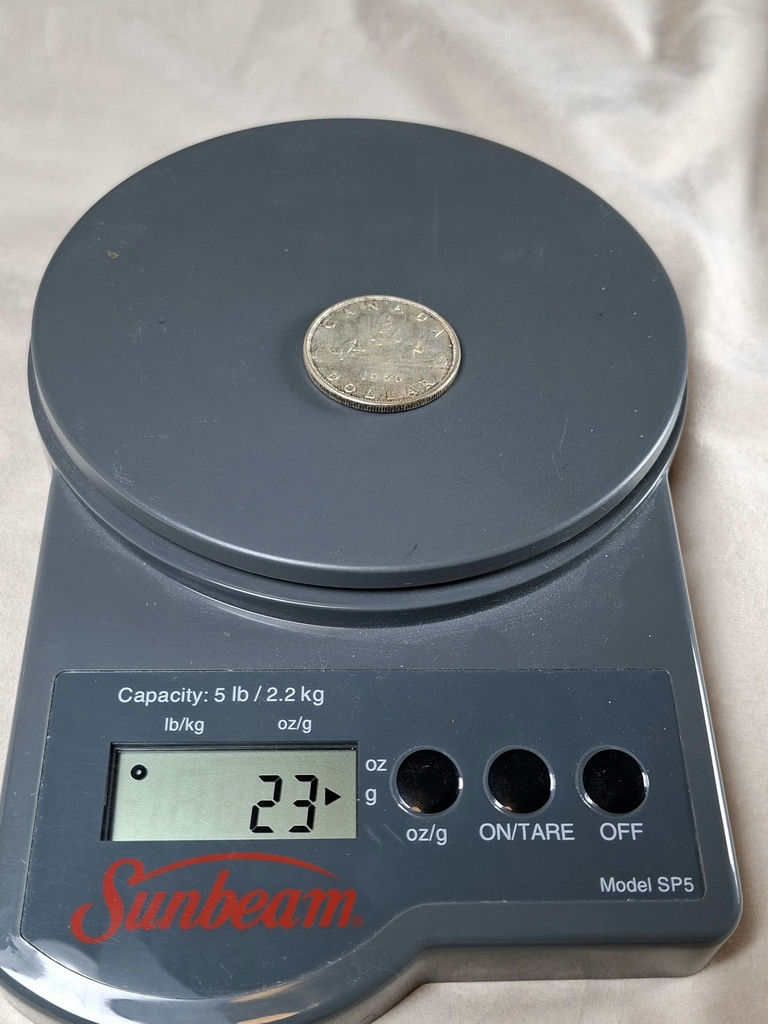 1960 CANADIAN SILVER DOLLAR - image 1 of 5