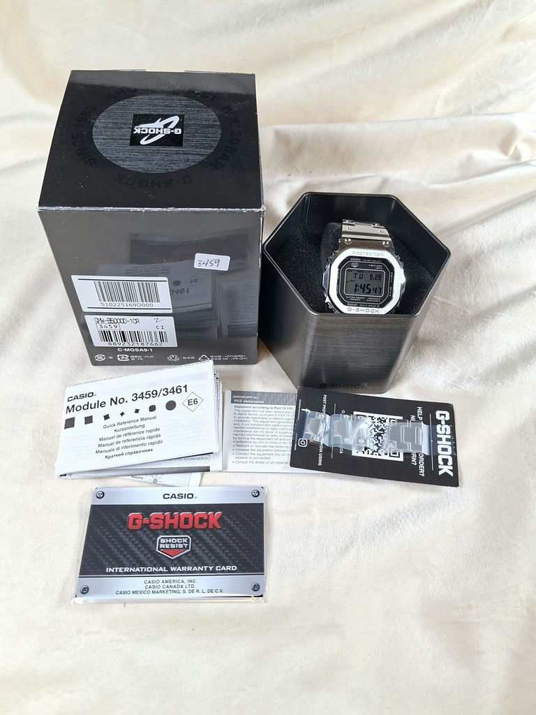 Casio G-Shock GMW-B5000D Stainless Steel Digital Watch Set - image 1 of 9