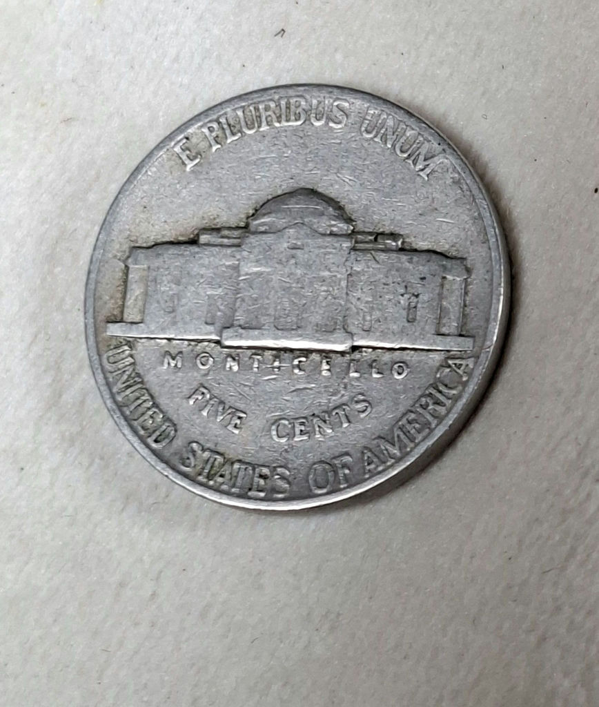1938 US JEFFERSON NICKEL first Year Of Production - image 1 of 4