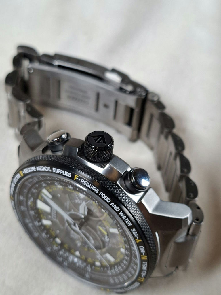 Citizen Eco-Drive Satellite Wave Titanium Wristwatch - image 6 of 7