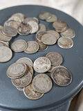 LOT OF 59 CANADIAN SILVER DIMES, 135 GRAMS - thumbnail 5 of 6