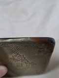 German SILVER 69 GRAMS, Engraved Compact Case, 80% Silver - thumbnail 5 of 5