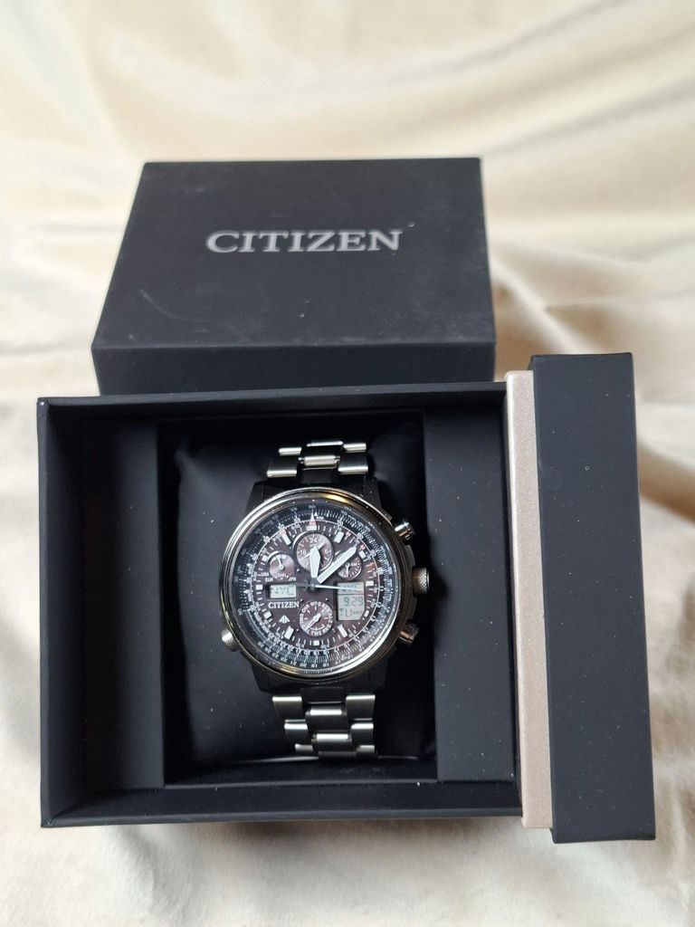 Citizen Promaster Sky Eco-Drive PMV65-2271 Wristwatch, Box Might Not Be Original To Watch - image 1 of 7