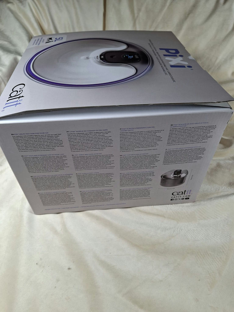 Catit Pixi 5L Stainless Steel UV-C Cat Water Fountain - image 4 of 7