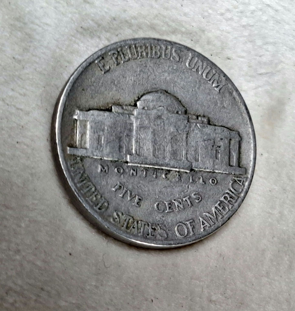 1938 US JEFFERSON NICKEL first Year Of Production - image 3 of 4