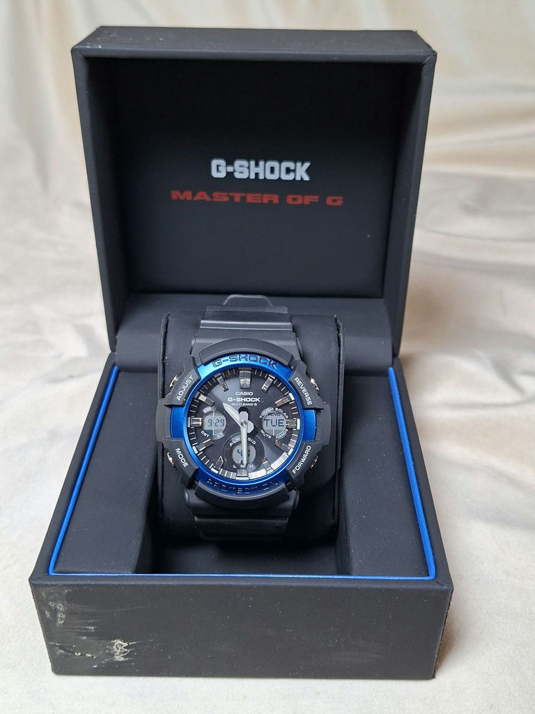 Casio G-Shock Master of G Wristwatch with Box, GAW-100B - image 1 of 7