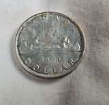 1960 CANADIAN SILVER DOLLAR - thumbnail 2 of 5
