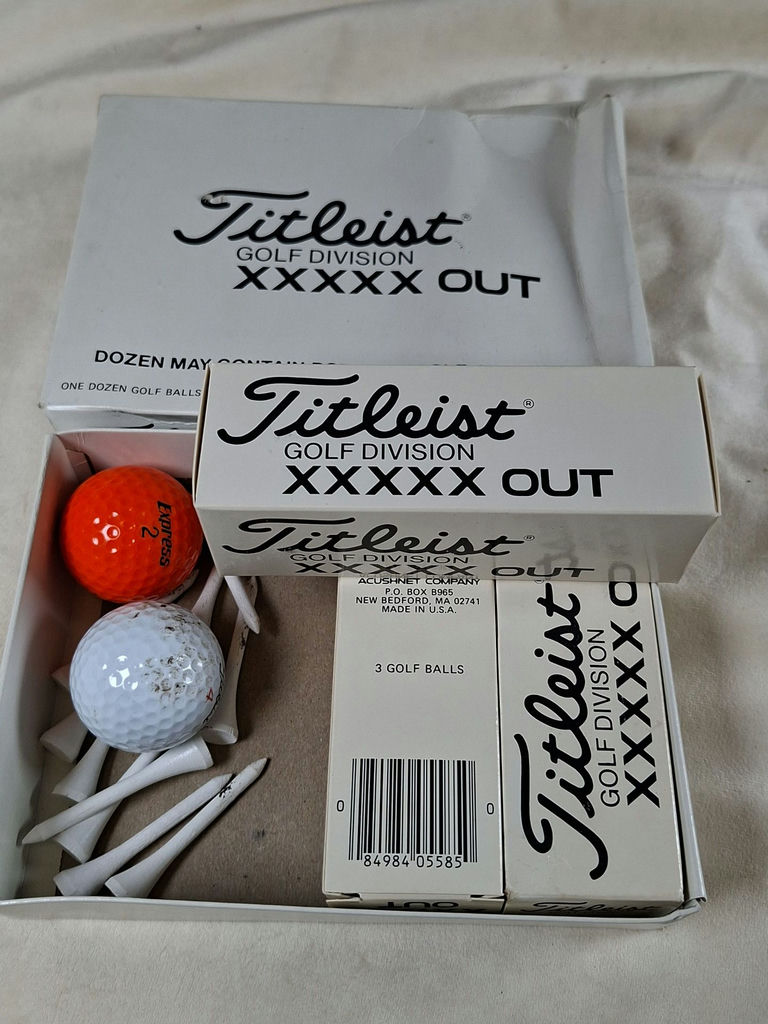 Titleist Golf Division XXXXX Out Golf Balls and Tees - image 2 of 3