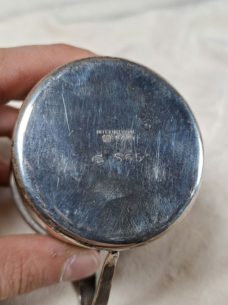 Antique Sterling Silver Cup, 80 GRAMS, .925 - image 2 of 6