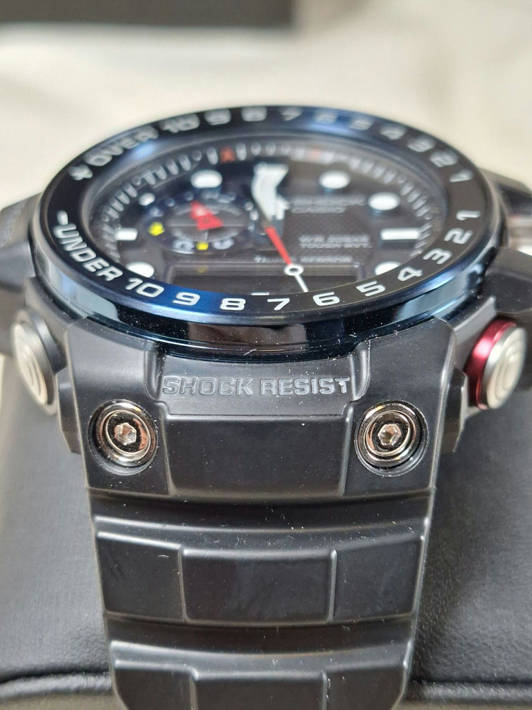 Casio G-SHOCK GULFMASTER GWN-1000B Analog Digital Wristwatch, Not Original Box - image 6 of 8