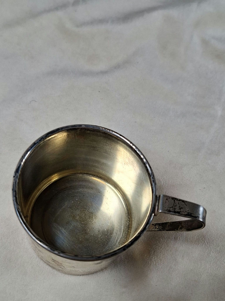 Antique Sterling Silver Cup, 80 GRAMS, .925 - image 6 of 6