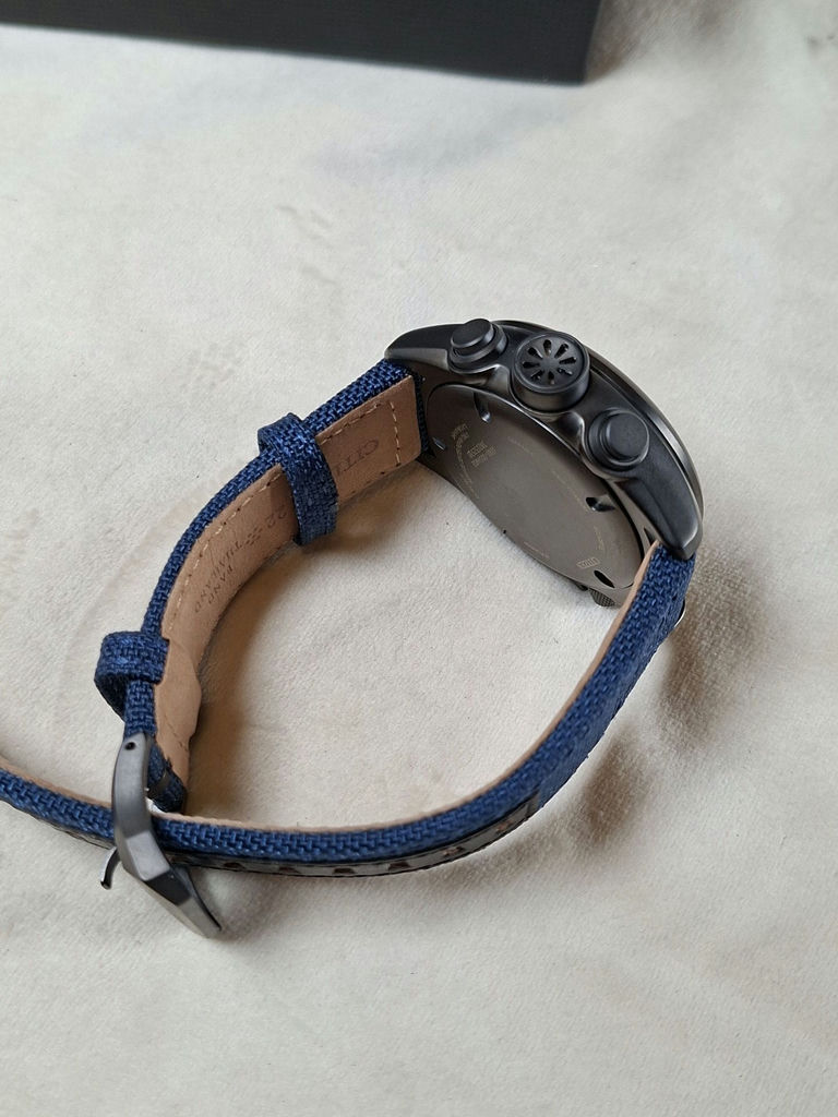 Citizen Promaster Altichron Eco-Drive Titanium Wristwatch BN4065-07L, Blue Dial, not Original Box - image 2 of 7