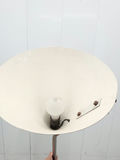 Vintage Robert Sonneman Matte Black Metal Cone Torchiere Floor Lamp - thumbnail 10 of 12