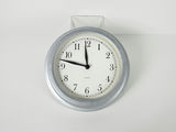 Vintage IKEA Dekad Silver Metal Deep Profile Round Quartz Wall Clock - thumbnail 1 of 8