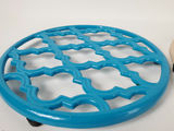 Vintage Home Basics Moroccan Lattice Cast Iron Trivets - Pair - thumbnail 8 of 8