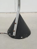 Vintage Robert Sonneman Matte Black Metal Cone Torchiere Floor Lamp - thumbnail 7 of 12