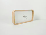 Modern Minimalist Rectangular Bentwood Desk Clock Scandinavian Style - thumbnail 1 of 9