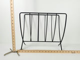 Matte Black Wire Geometric Foldable Magazine Rack - thumbnail 6 of 7
