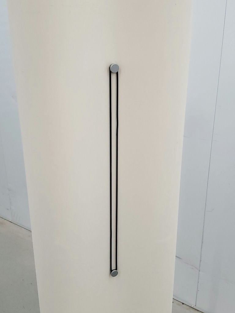 Vintage IKEA Rare Curved Clover Paper Floor Lamp Space Age Decor - image 8 of 18