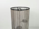 Modern Industrial Black Metal Chain Shimmer Curtain Multi Tealight Candle Holder - thumbnail 3 of 9