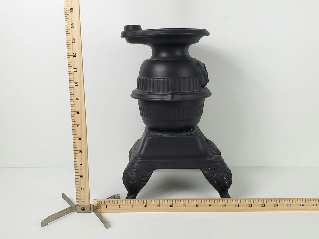 Vintage 1974 Arnels Signed Ceramic Pot Belly Stove Miniature Figurine - image 14 of 14