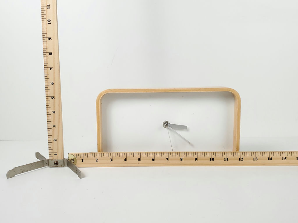 Modern Minimalist Rectangular Bentwood Desk Clock Scandinavian Style - image 8 of 9