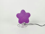 Vintage 90s Y2K Purple Melted Plastic Popcorn Star Accent Lamp Spring Base - thumbnail 1 of 8