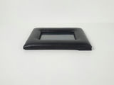Vintage Y2K Minimalist Black Padded Faux Leather Tabletop Photo Frame - thumbnail 4 of 9