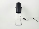 Minimalist Matte Black Cylinder Spotlight Metal Desk Lamp - thumbnail 6 of 10