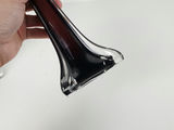 Vintage Amethyst Eiffel Tower Glass Vases - Pair - thumbnail 9 of 10