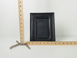 Vintage Y2K Minimalist Black Padded Faux Leather Tabletop Photo Frame - thumbnail 9 of 9