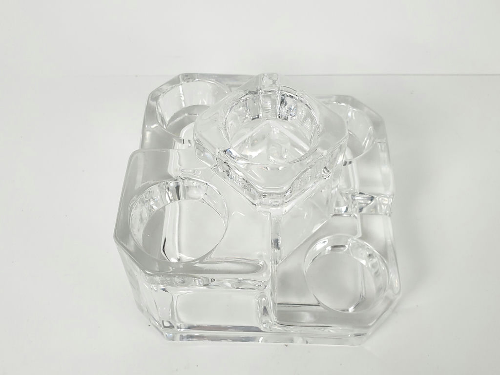 Vintage PartyLite Crystal Castle 5 Tier Votive Tealight Candle Holder - image 7 of 10