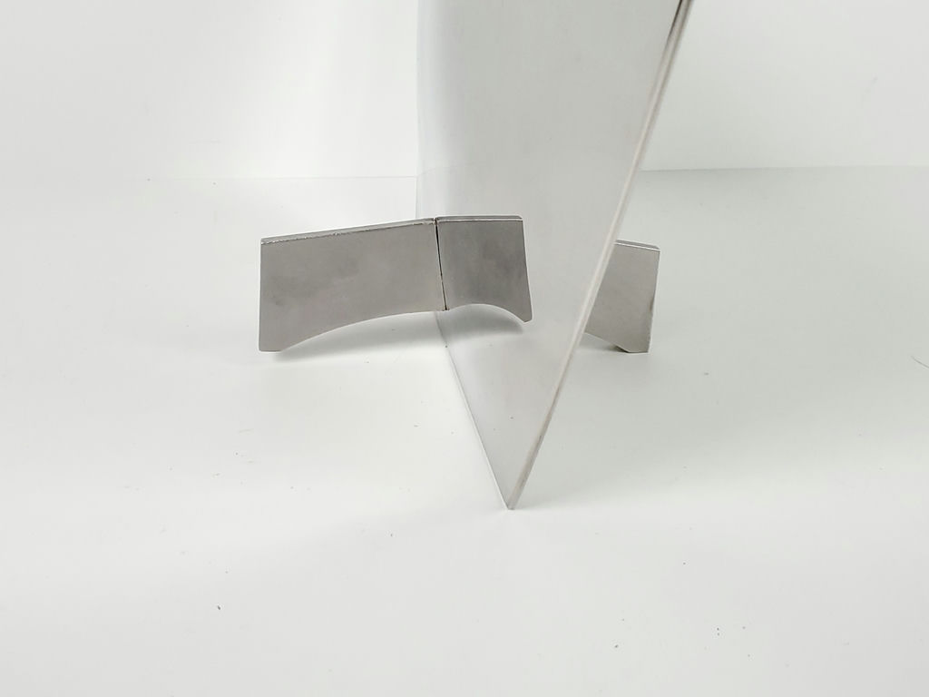 Vintage 1995 Leo Aerts Ziggy Vase Alinea Design Objects Stainless Steel - image 6 of 12