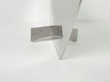 Vintage 1995 Leo Aerts Ziggy Vase Alinea Design Objects Stainless Steel - thumbnail 6 of 12