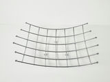 Vintage Mid-Century Atomic Chrome Wire Grid Fruit Basket Centerpiece - thumbnail 9 of 9