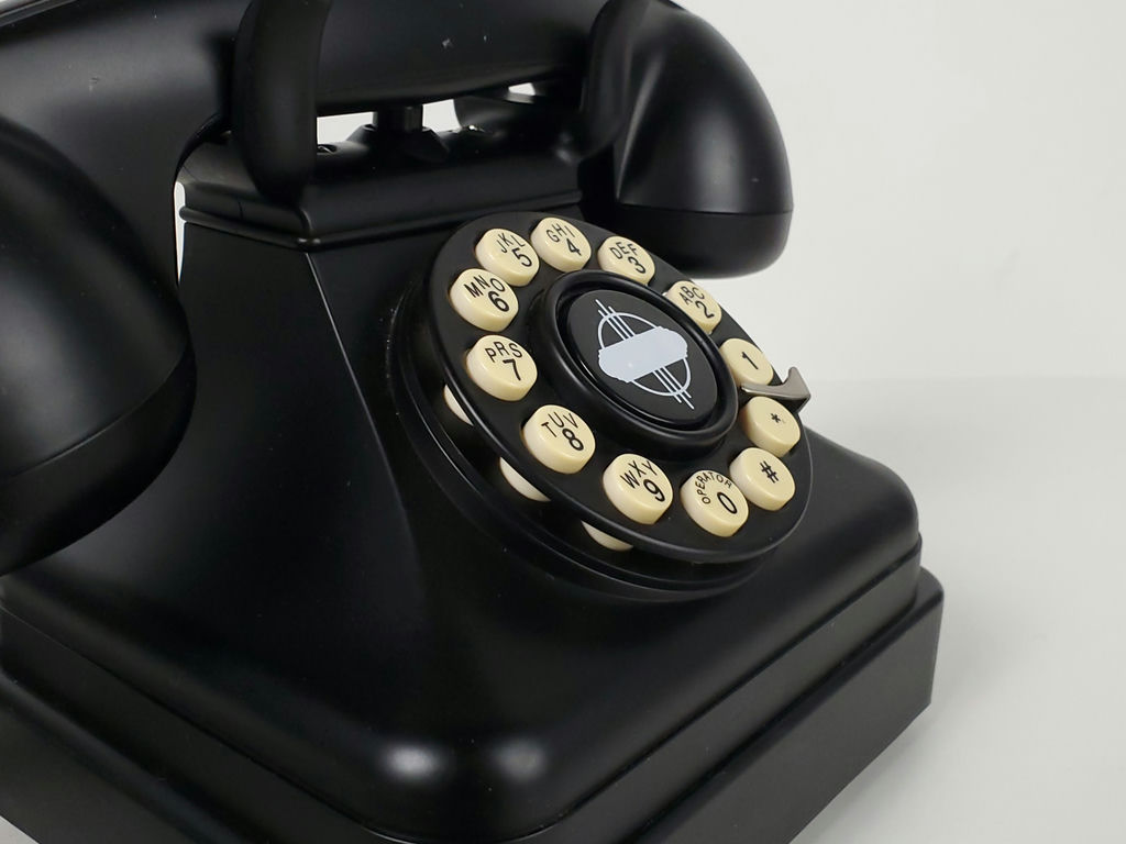 Crosley Kettle Classic Black Push Button Desk Telephone Retro Corded Phone - image 5 of 11