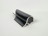 Modernist Black Ceramic Folded Wave Sculptural Ikebana Bud Vase - thumbnail 7 of 9