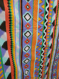 Vintage Southwestern Geometric Aztec Print Cotton Tablecloth Fabric Panel - thumbnail 8 of 8