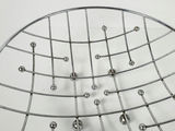 Vintage Mid-Century Atomic Chrome Wire Mesh Fruit Basket Bowl - thumbnail 6 of 9