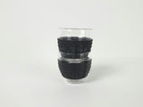 Vintage Bodum Pavina Ribbon Glass Mugs With Black Silicone Grips - Pair - thumbnail 6 of 6