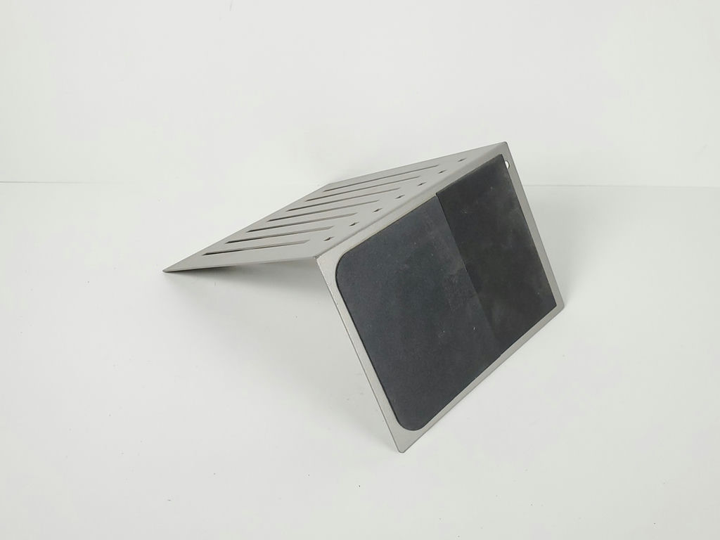 Industrial Slotted Metal Bookend Library Office Decor - image 5 of 7