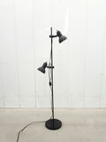 Vintage Mid-Century Dual Adjustable Spotlight Floor Lamp - thumbnail 1 of 10